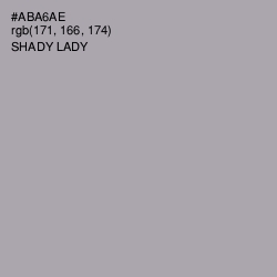 #ABA6AE - Shady Lady Color Image